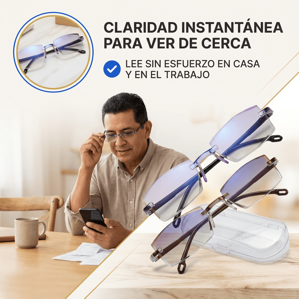 Gafas Multifocales de Lujo Pro - Sistema de visión Doble Ubicación