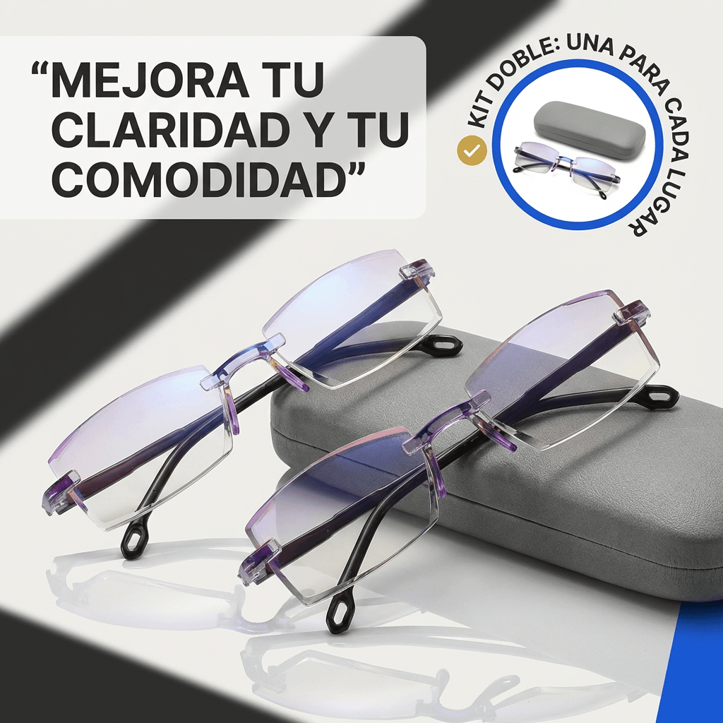 Gafas Multifocales de Lujo Pro - Sistema de visión Doble Ubicación